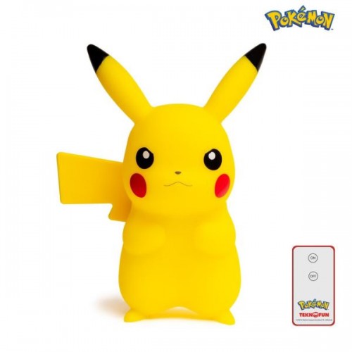 Pokémon - PIKACHU LED  Wyjątkowa lampa LED 3D w kształcie Pikachu o wysokości 25 cm - oficjalny licencjonowany produkt firmy The Pokémon Company.