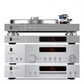 JBL SA550 Classic wzmacniacz stereo + JBL CD350 Classic odtwarzacz CD + JBL MP350 Classic odtwarzacz sieciowy + JBL TT350 Gramofon  wysokiej jakości zestaw stereo!