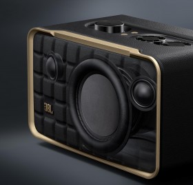 JBL Authentics 200 Inteligentny głośnik domowy w stylu retro, z łącznością WiFi, Bluetooth i asystentami głosowymi