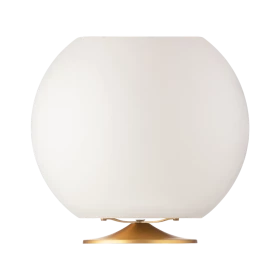 Kooduu  Lampa LED Sphere Brass z wbudowanym głośnikiem Bluetooth oraz chłodzirka na napoje, Mosiądz  3w1