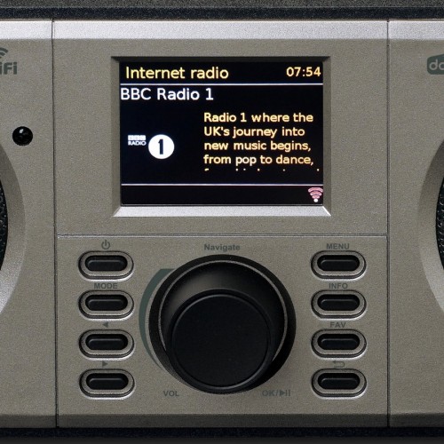 Lenco DIR-141 Internetowe radio stereo z tunerem FM i DAB+ oraz odbiornikiem i nadajnikiem Bluetooth