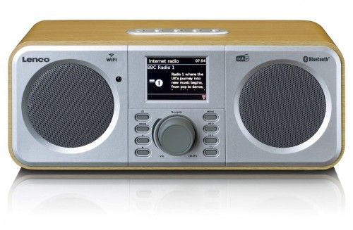 Lenco DIR-141WD Internetowe radio stereo z tunerem FM i DAB+ oraz odbiornikiem i nadajnikiem Bluetooth