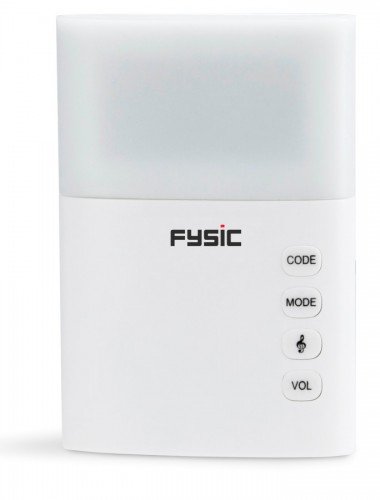 Fysic FD-110 - Bezprzewodowy dzwonek do drzwi z lampką  