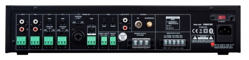 Fonestar PROX-120Z - Amplituner / wzmacniacz PA 100 V na 3 strefy z 120 W RMS, Bluetooth, USB i radiem FM.