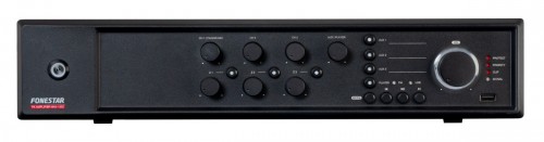 Fonestar MAX-120Z - Amplituner /  wzmacniacz 100 V na 4 strefy z 120 W rms, USB i radiem FM