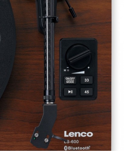 Gramofon Lenco LS-600WA (orzech) + głośniki Zestaw HiFi