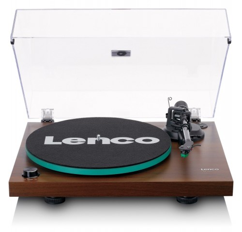 Lenco LBT-225WA - Gramofon Hi-Fi, szklany talerz, ramię z włókna węglowego