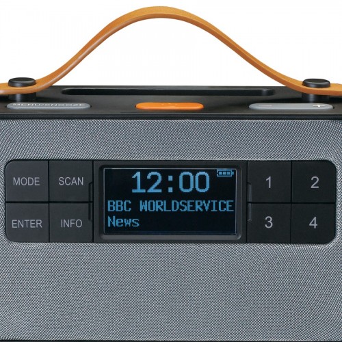Lenco PDR-065BK - Radio DAB+/FM z Bluetooth i bazą ładującą