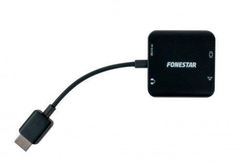 Fonestar FO-442HA  - Extractor HDMI + optical SPDIF/3,5mm minijack. UHD 4K