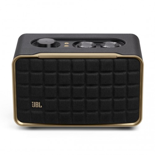 JBL Authentics 200 Inteligentny głośnik domowy w stylu retro, z łącznością Wi-Fi, Bluetooth i asystentami głosowymi