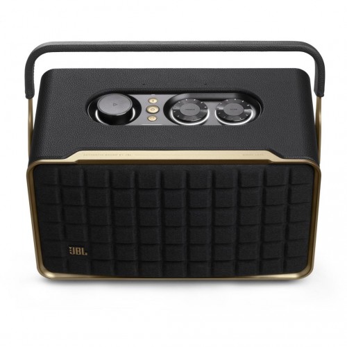 JBL Authentics 300 Inteligentny głośnik domowy w stylu retro, z łącznością Wi-Fi, Bluetooth i asystentami głosowymi