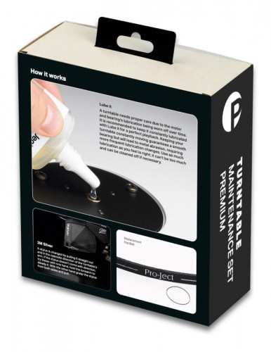 Zestaw konserwacyjny do gramofonów DEBUT Carbon, EVO, X1 i X2 Pro-Ject Maintenance Set Premium