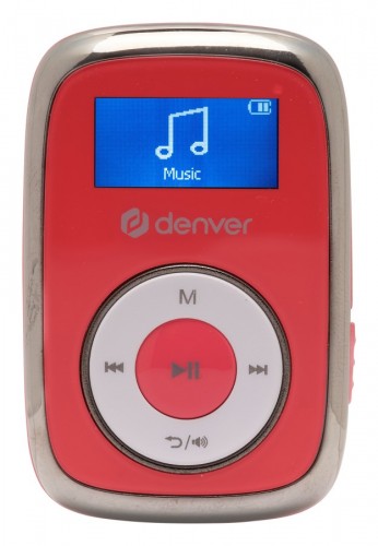 Denver MPS-316 - Odtwarzacz MP3, czerwony