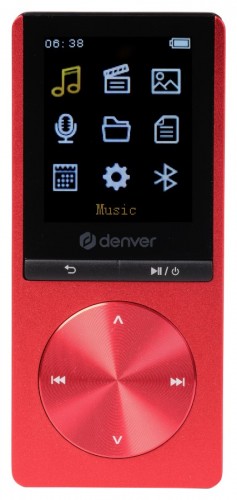Denver MP-1820 - odtwarzacz MP4 z Bluetooth, czerwony