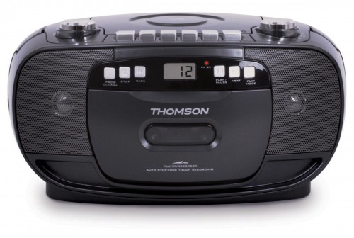 Radiomagnetofon Thomson RK200CD przenośny odtwarzacz CD / kasetowy z radiem FM / AM
