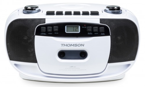 Radiomagnetofon Thomson RK201CD przenośny odtwarzacz CD / kasetowy z radiem FM / AM