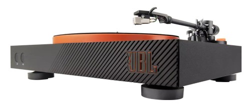Gramofon  JBL Spinne BT wyposażony w Bluetooth z AptX-HD Czarno-pomarańczowy