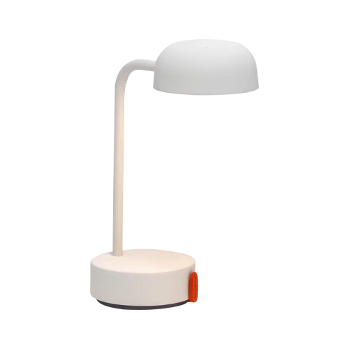 Kooduu - Lampa stołowa ładowalna Fokus,  Mętna biel