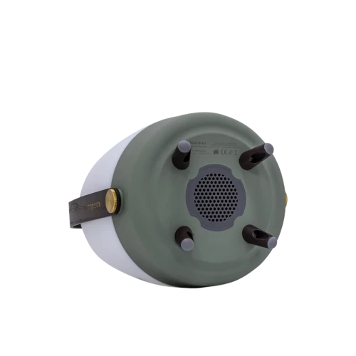 Kooduu - Lampa LED Lite-up z wbudowanym głośnikiem Bluetooth (sound by JBL), Oliwkowa