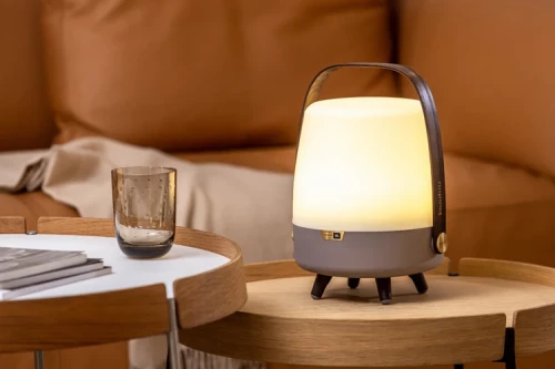 Kooduu - Lampa LED Lite-up Mini z wbudowanym głośnikiem Bluetooth (sound by JBL), Kolor ziemi