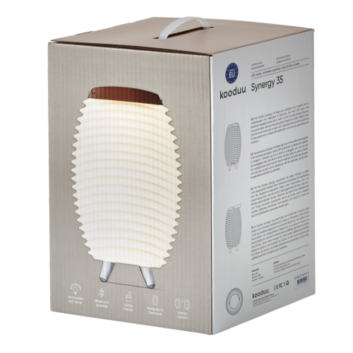 Kooduu - Lampa Synergy 35 z oświetleniem LED, wbudowanym głośnikiem Bluetooth oraz chłodziarka na napoje - 3w1