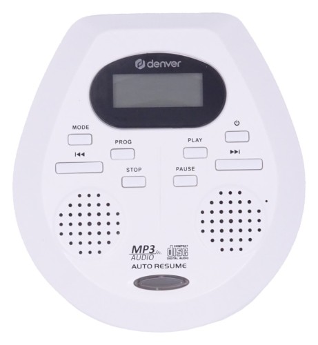 Denver DMP-395W przenośny odtwarzacz CD/MP3 z funkcją antishock i podbiciem basów