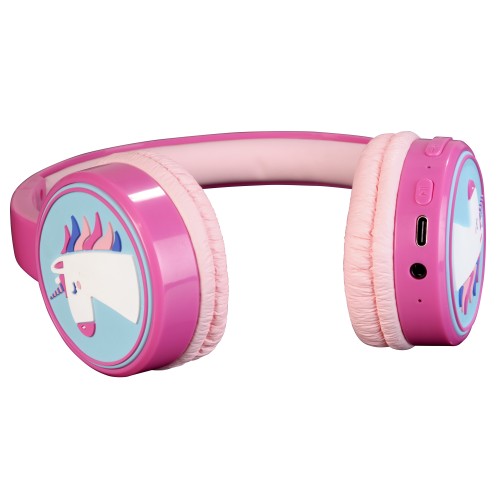 Słuchawki dziecięce Bluetooth różowe Denver BTH-106P