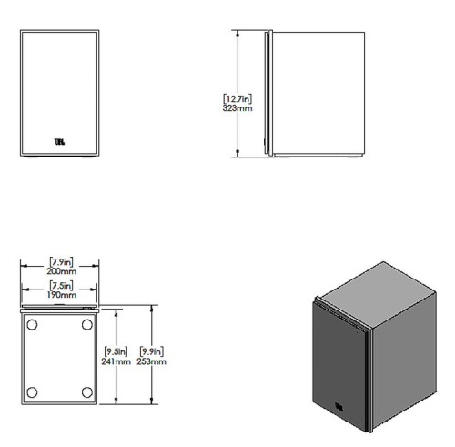 JBL  STAGE 2 250B LATTE KOLUMNA PODSTAWKOWA