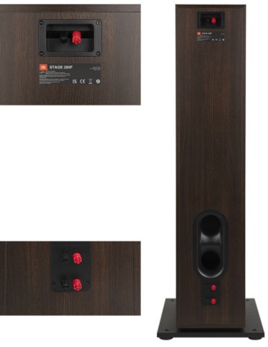 JBL STAGE 2 280F ESPRESSO KOLUMNA PODŁOGOWA