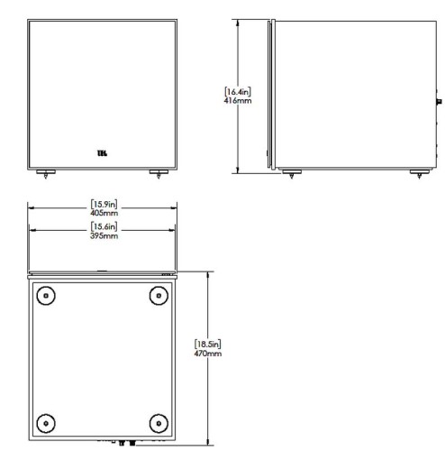 JBL  STAGE 2 220P LATTE SUBWOOFER AKTYWNY