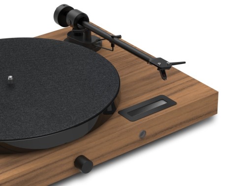 Pro-Ject JukeBox E1 + OM5e  Gramofon, System all-in-one / Plug and Play z Bluetooth, orzech