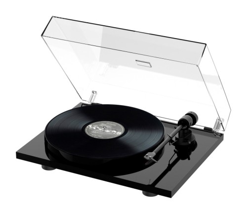 Pro-Ject E1 BT + OM5e Gramofon Plug & Play Hi-Fi, Bluetooth, czarny