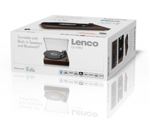 Lenco LS-15WD Gramofon z wbudowanymi głośnikami i Bluetooth