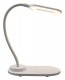 Denver LQI-55 - Lampa stołowa LED z elastycznym ramieniem i ładowarką bezprzewodową