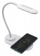 Denver LQI-55 - Lampa stołowa LED z elastycznym ramieniem i ładowarką bezprzewodową