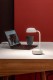 Kooduu - Lampa stołowa ładowalna Fokus,  Mętna biel
