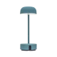 Kooduu - Lampa stołowa ładowalna Fokus, Dymny turkusowy
