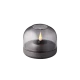 Kooduu - Lampa oliwna i świecznik LED Glow 08, Przydymiony szary - 2w1