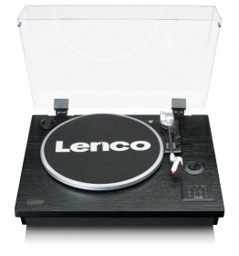Lenco LS55BK  gramofon z Bluetooth, USB i wbudowanymi głośnikami