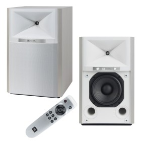 JBL 4305P biały Aspen, Aktywne monitory 2 x 150 W, DAC, streaming, MQA, BT, AirPlay