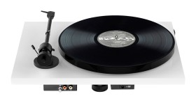 Gramofon ProJect E1 PHONO  + OM5e , z wbudowanym przedwzmacniaczem, biały